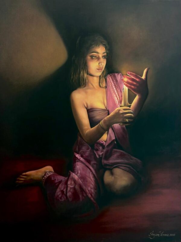 Beauty with Lamp